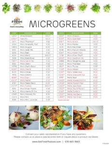 Microgreens flyer thumbnail