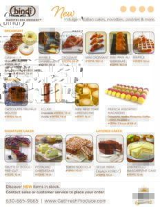 Bindi Desserts flyer thumbnail