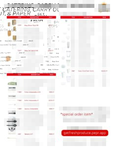 Catering, Carry-Out & Paper Products flyer thumbnail