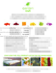 Garden Cut (Pre-Cut Produce) flyer thumbnail