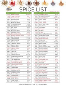 Spices flyer thumbnail