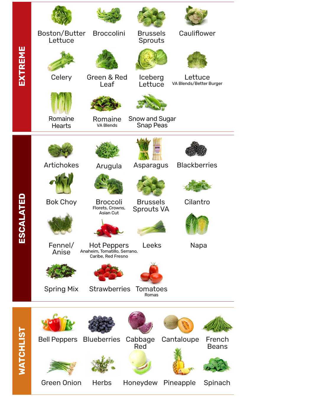 Fresh produce market review
